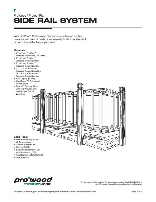 ProWood-Side-Rail-System-Project-Plan