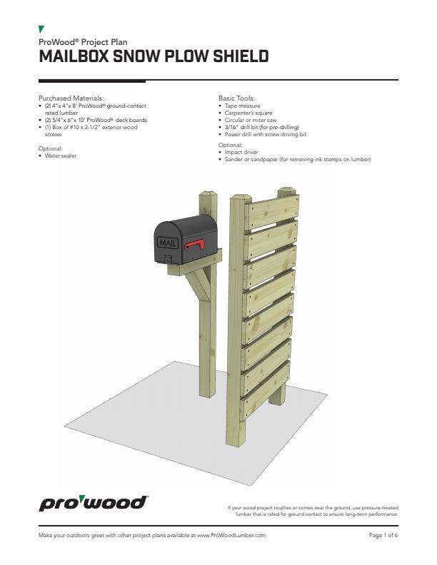 ProWood-Snow-Plow-Shield-Project-Plan