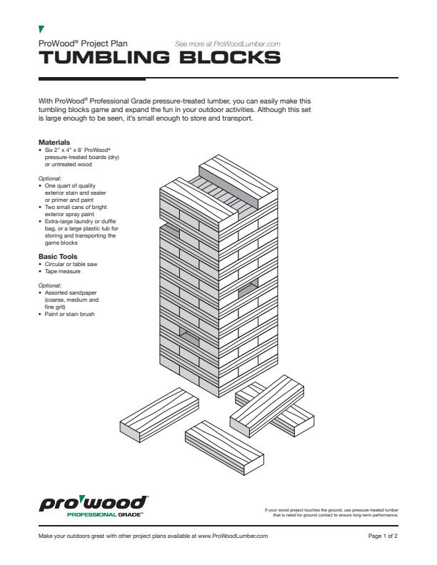 ProWood-Tumbling-Blocks-Project-Plan